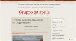 Desktop Screenshot of gruppo25aprile.org